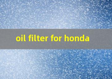 oil filter for honda